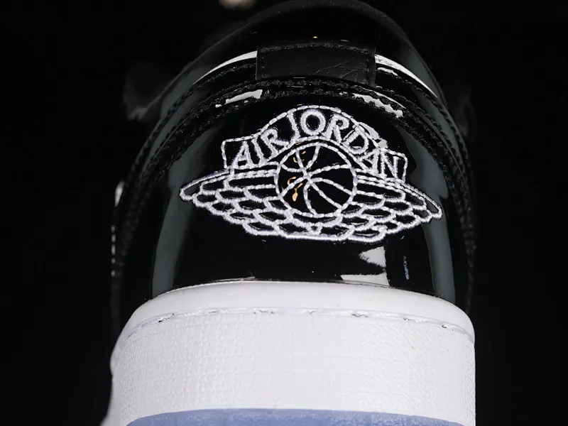 All categories Air Jordan Jordan series basketball shoes Air Jordan 1 Low Air Jordan 1 Low "Concord" AJ1 Joe 1 Concord black and white patent leather low-top basketball shoes DV1309-100